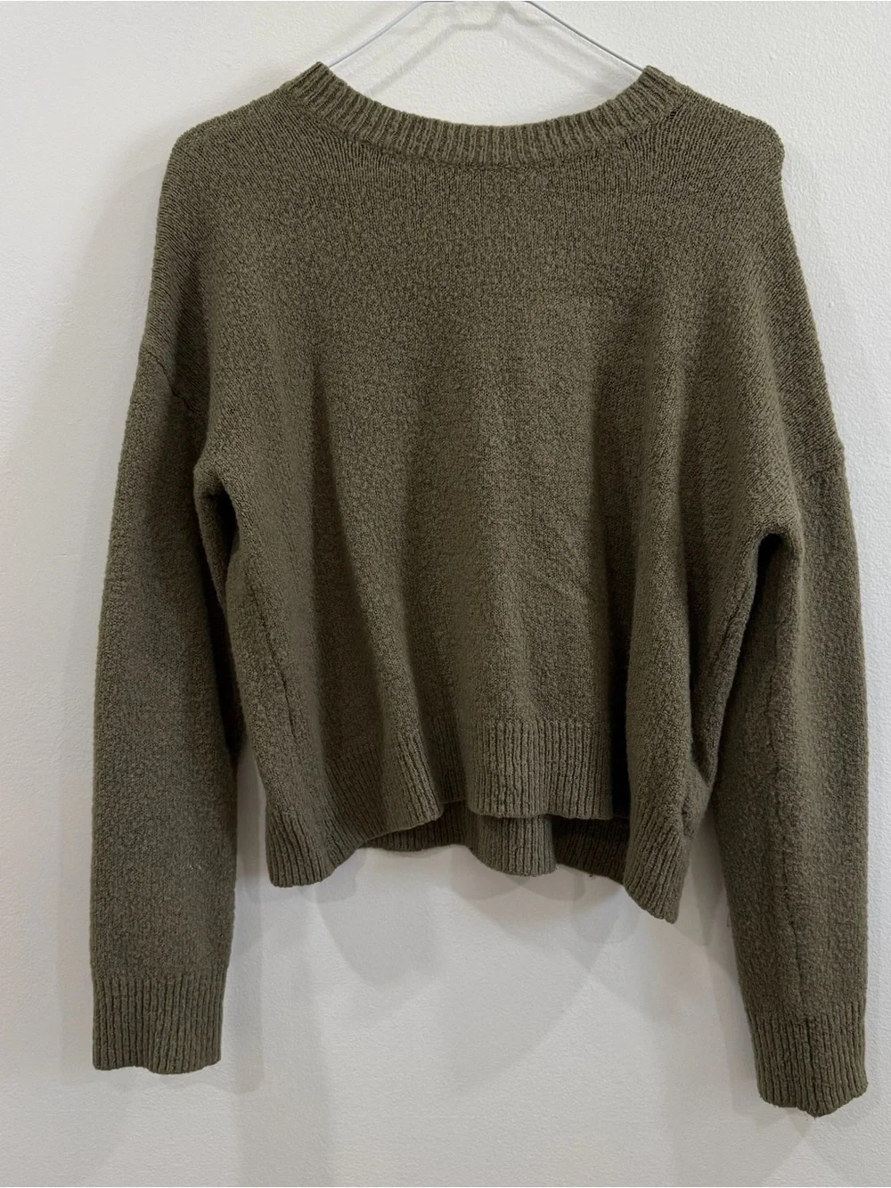 Olive Crewneck Sweater